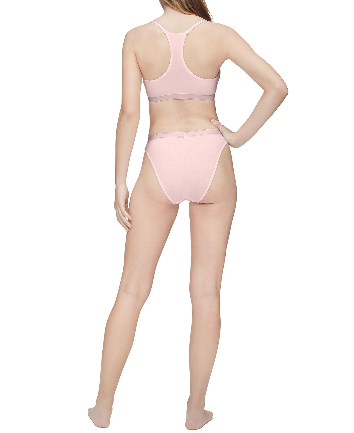 Calvin Klein Women's Pure Ribbed Cheeky Bikini Underwear QF6443 - ShopStyle  Panties