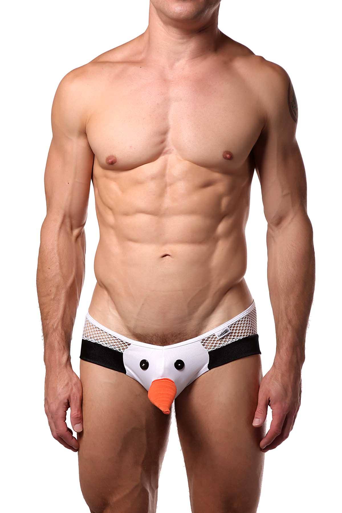 Candyman White Snowman Costume Brief CheapUndies