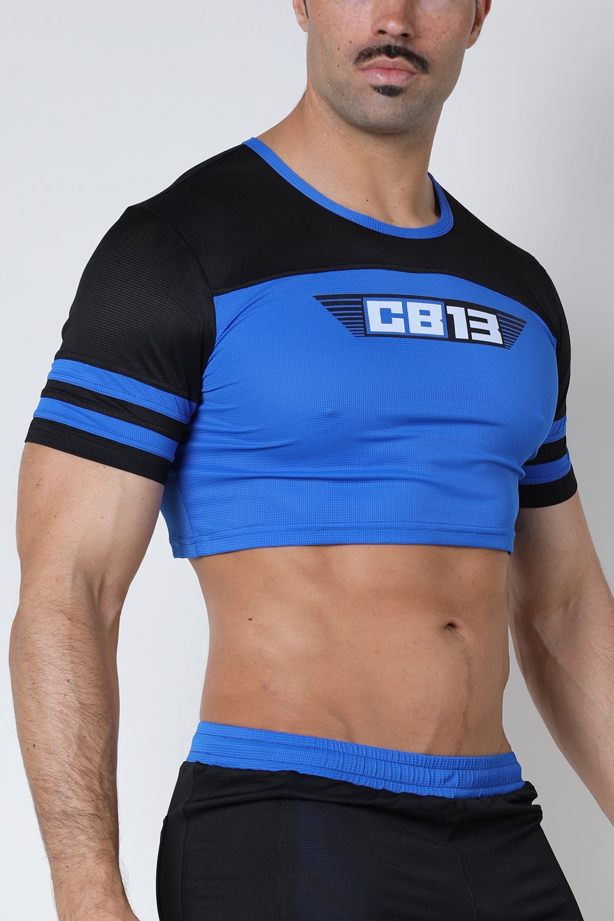 CellBlock 13 Blue Marathon Cutoff Shirt