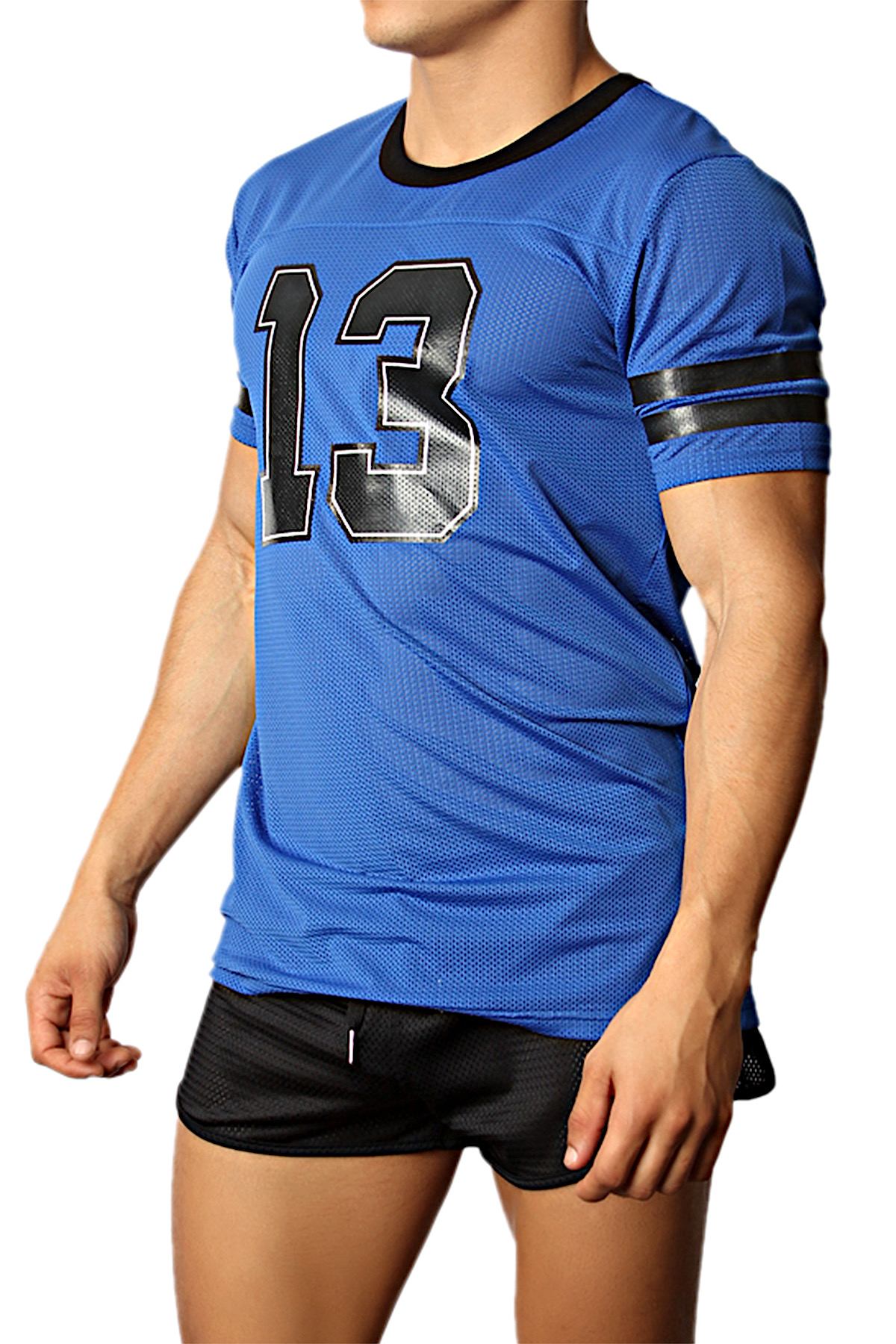 CellBlock 13 Blue Tailback Jersey Top