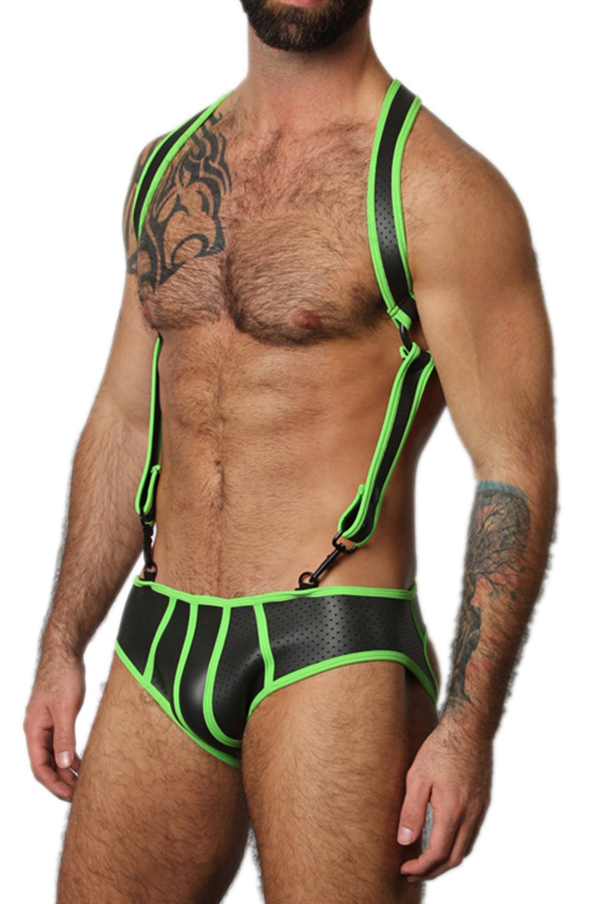 CellBlock 13 Green Gunner Neoprene Harness