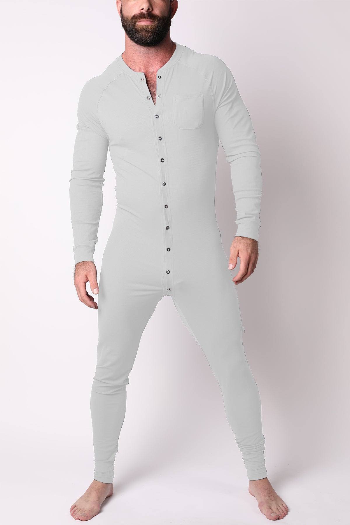 CellBlock 13 White Snap Up Union Suit