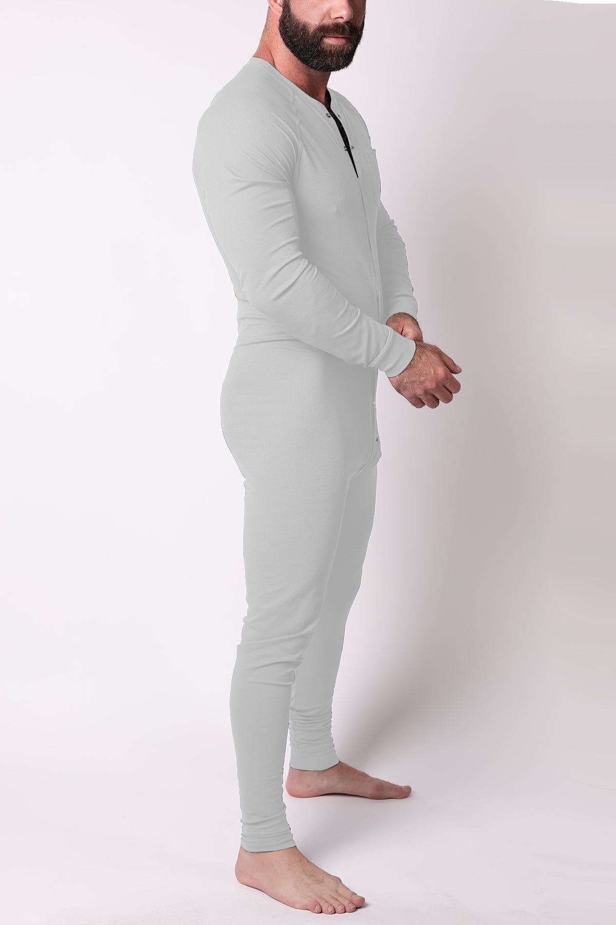 CellBlock 13 White Snap Up Union Suit