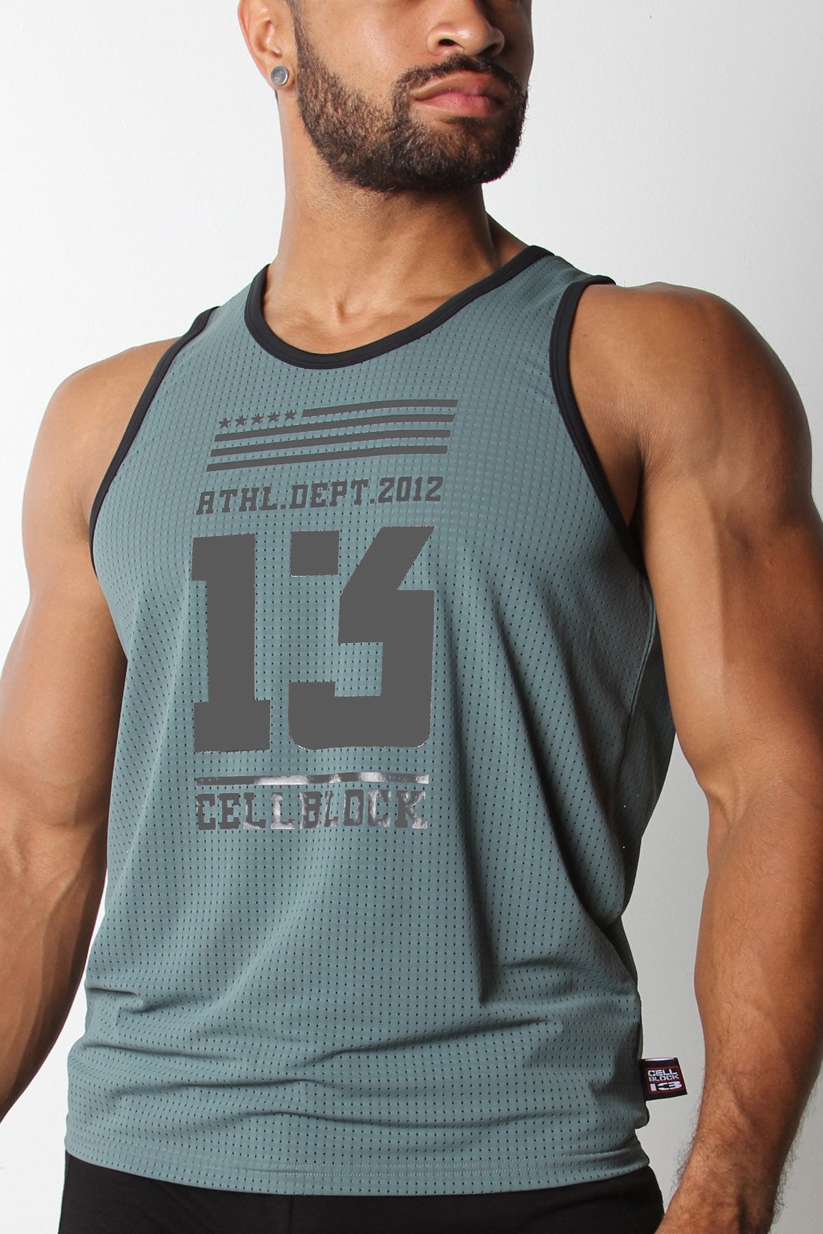 Cellblock 13 Army Relay Mesh Tank Top