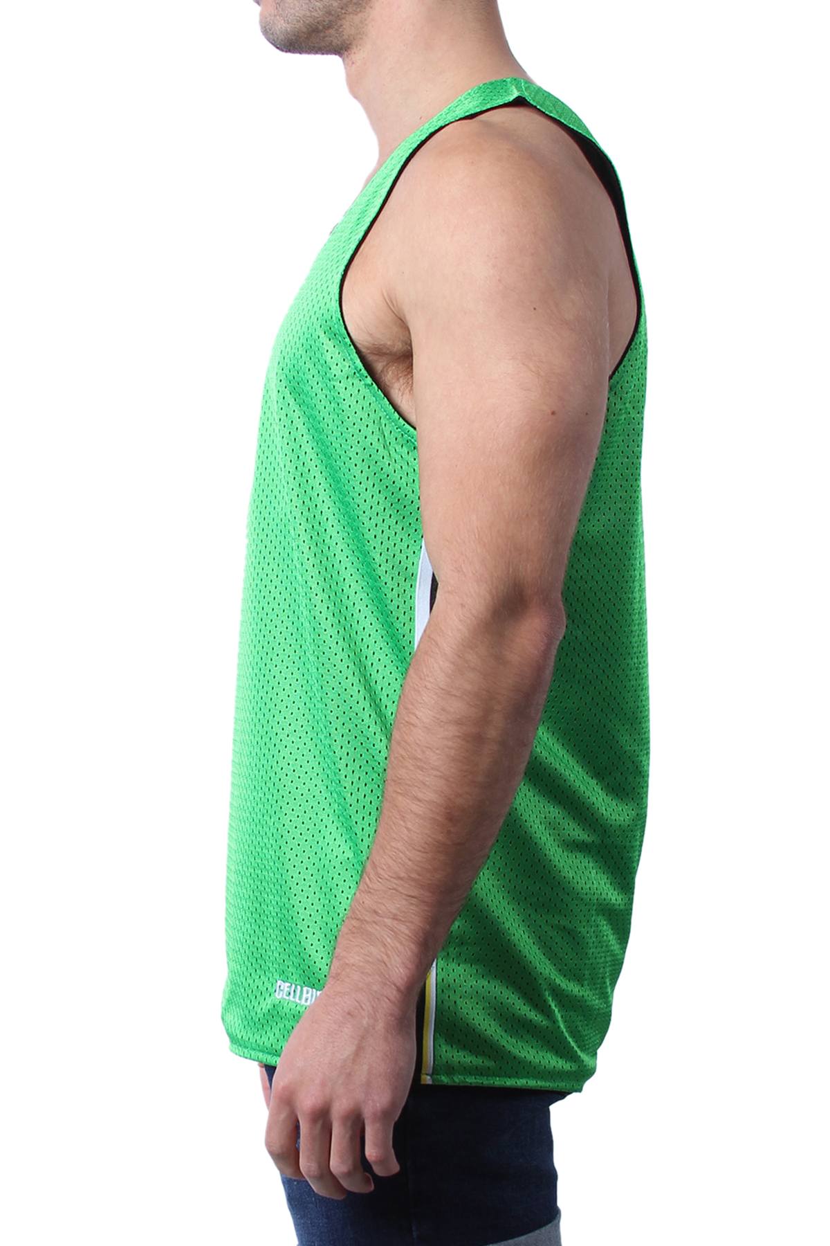 Cellblock 13 Green Crossover Reversible Mesh Tank Top