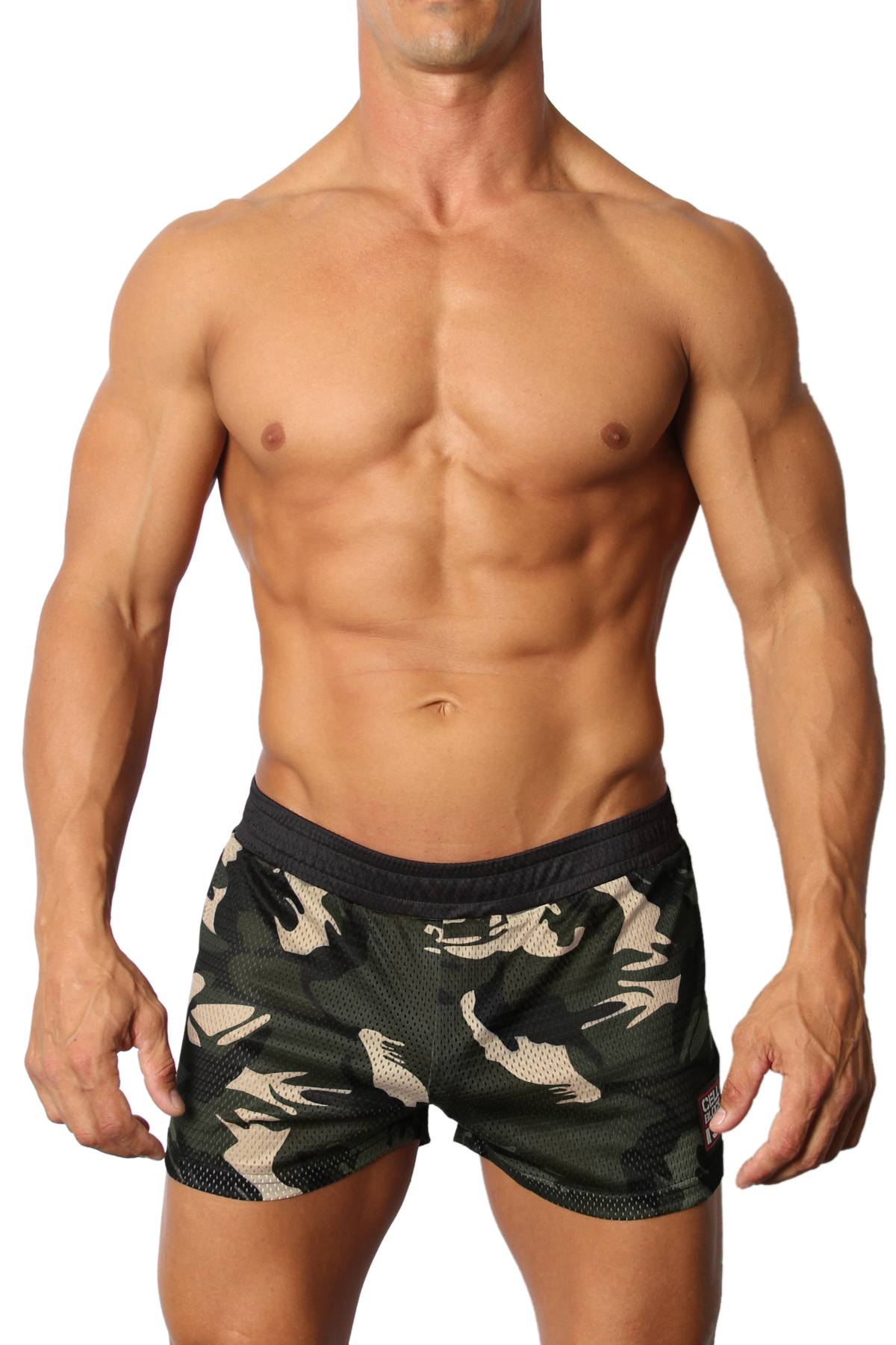 Cellblock 13 Grey Foxhole Camo Mesh Short w/ Built in Pouch