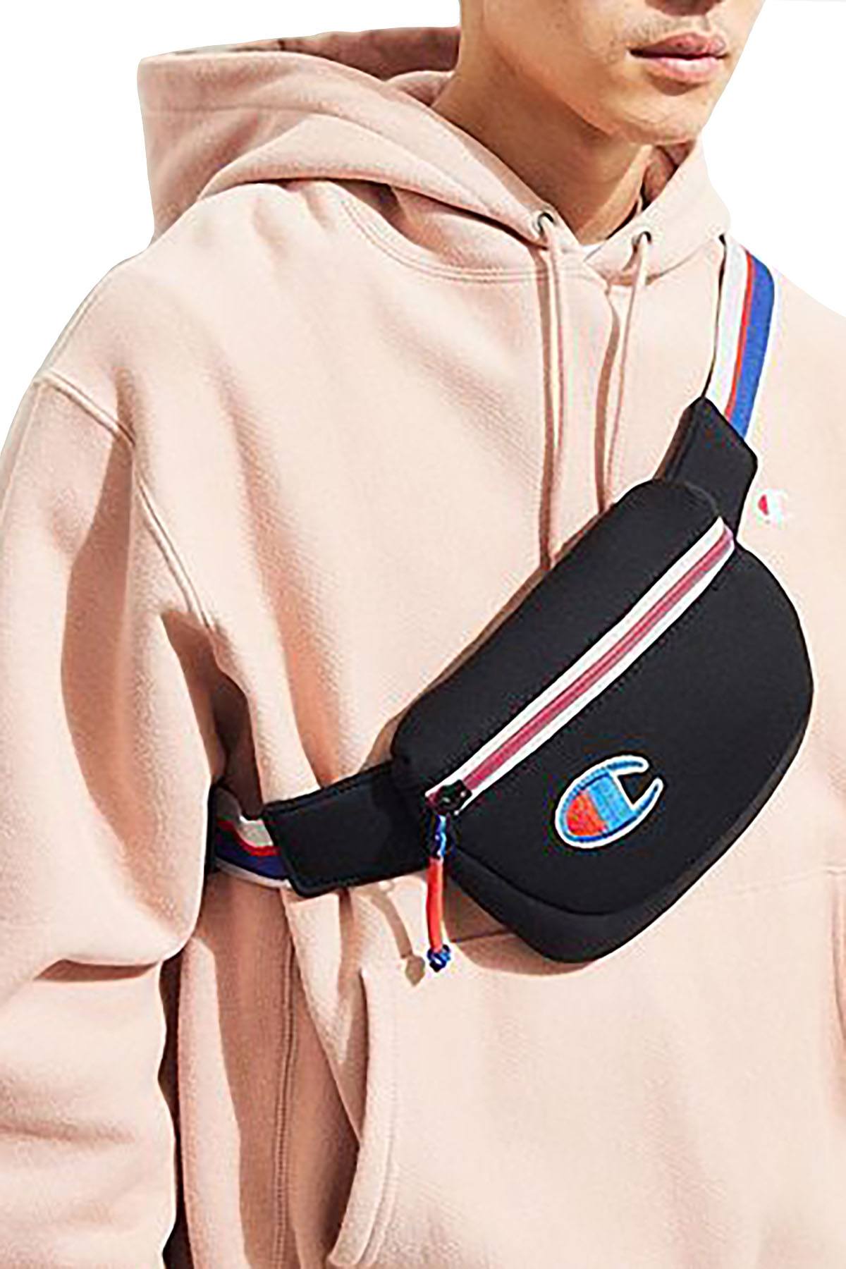 Champion Black Unisex Attribute Waistbag