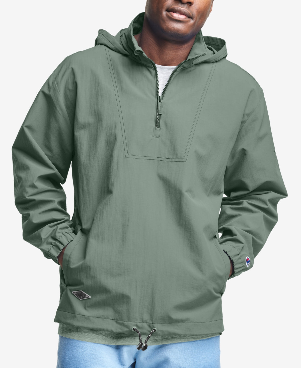 Champion Men's Take A Hike 1/4-Zip Anorak Green