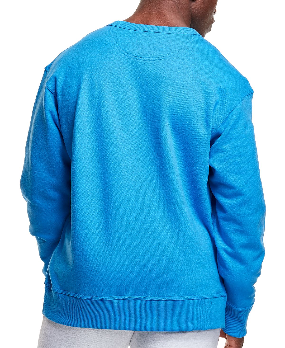 Champion Powerblend Logo Sweatshirt Balboa Blue