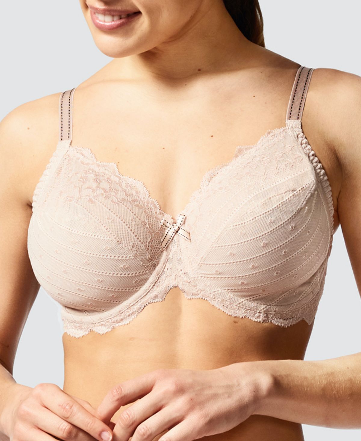 Rive Gauche Full Coverage Unlined Bra In Nude Cappuccino by