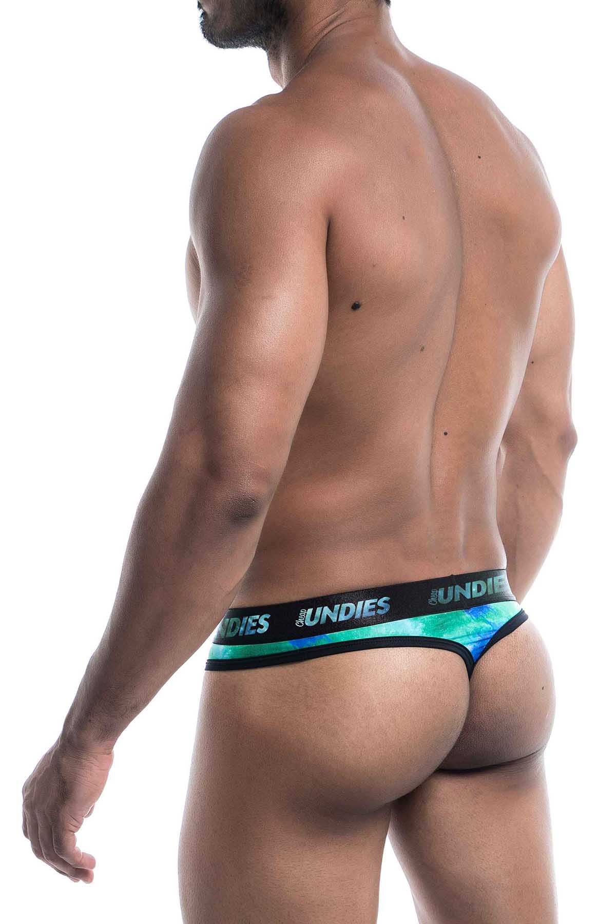 CheapUndies Green Galaxy Thong