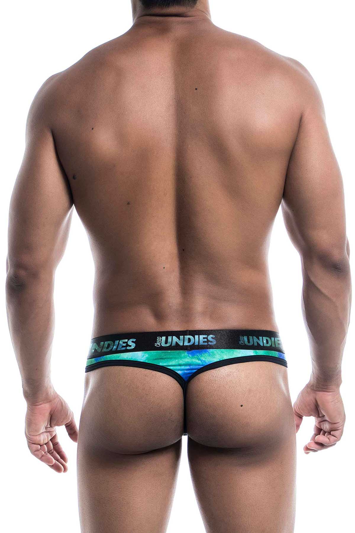 CheapUndies Green Galaxy Thong