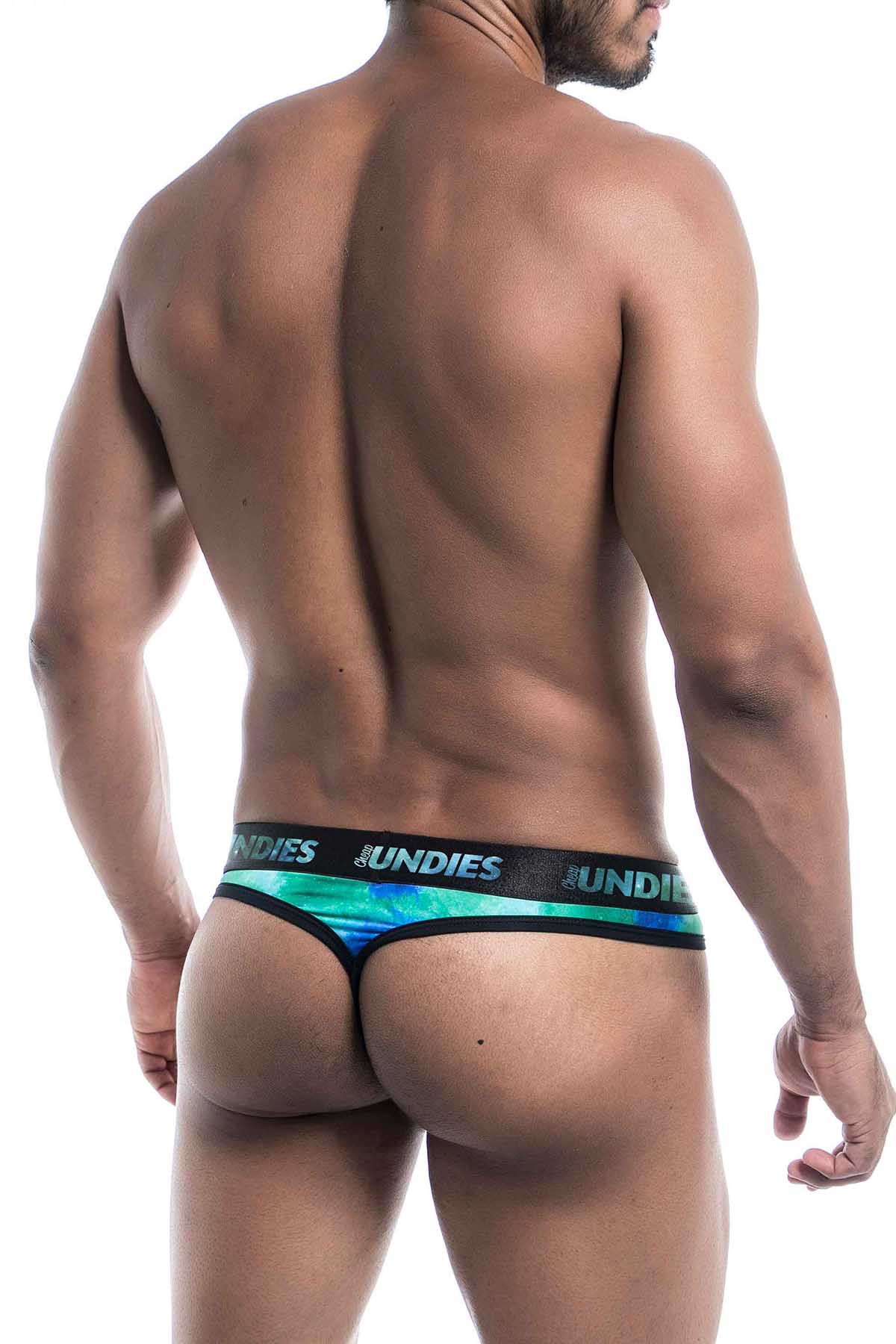 CheapUndies Green Galaxy Thong