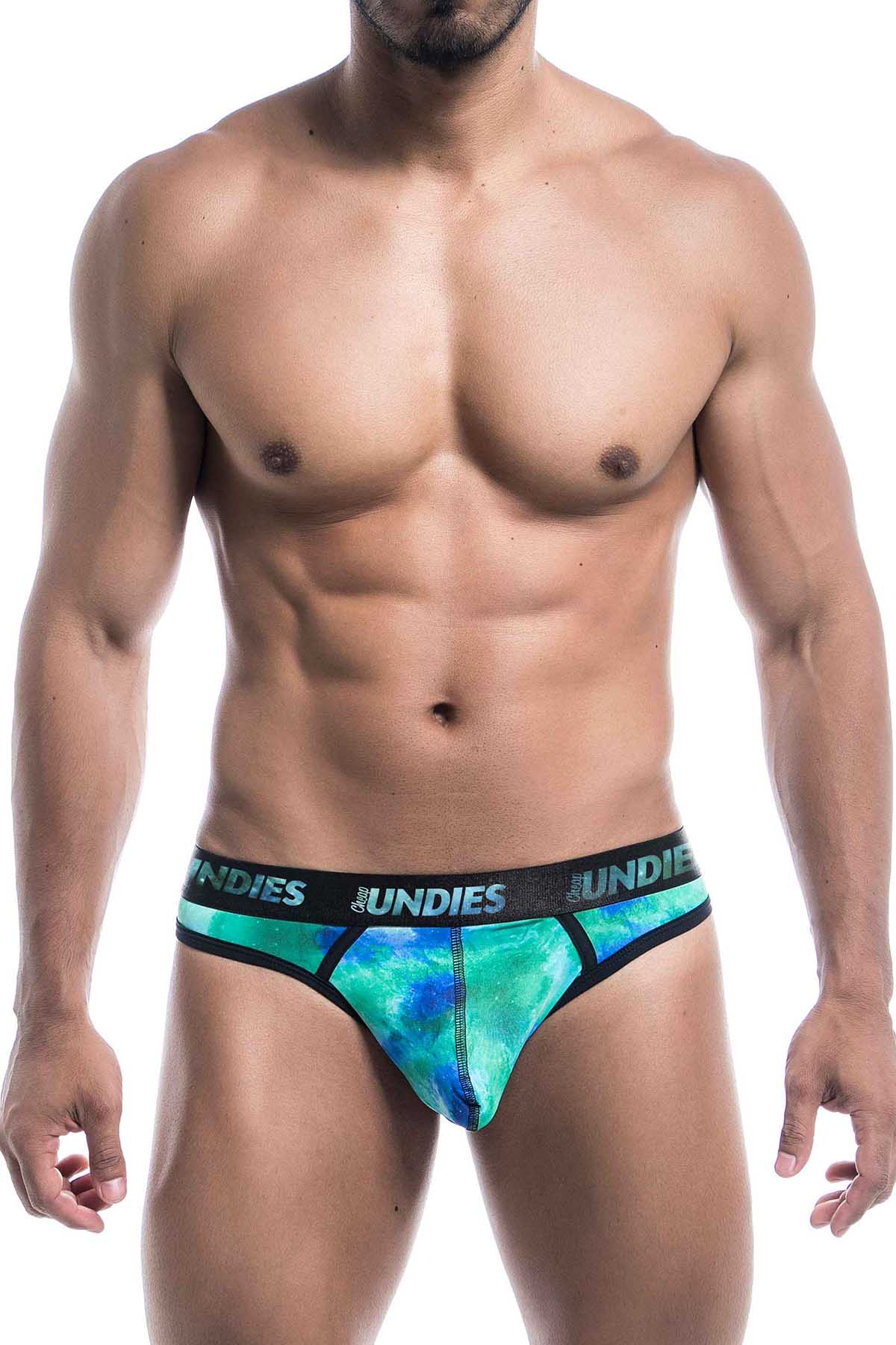 CheapUndies Green Galaxy Thong