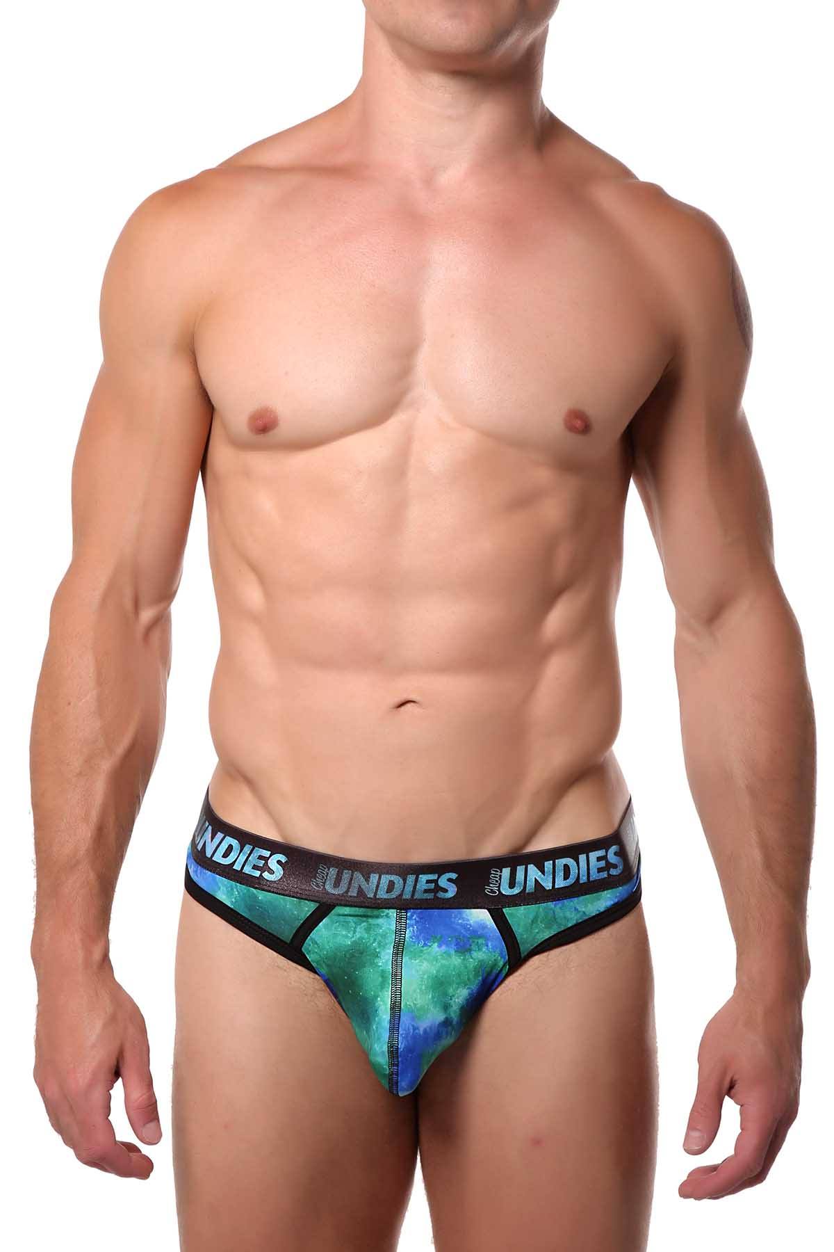 CheapUndies Green Galaxy Thong