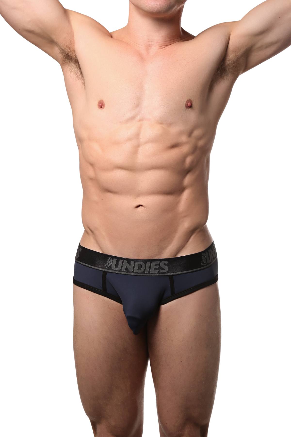 CheapUndies Navy Fluid Jockbrief