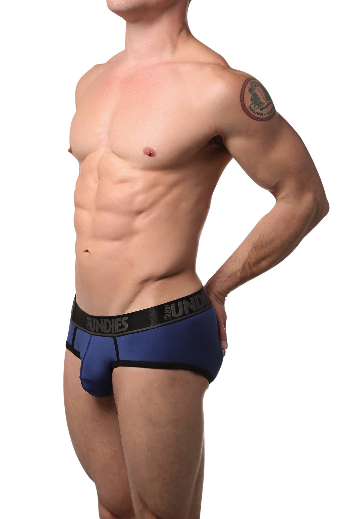 CheapUndies Navy Sports Brief