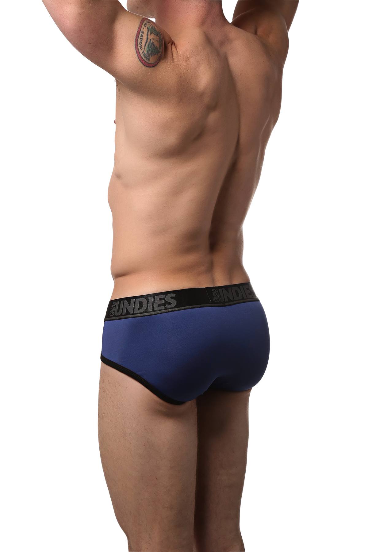 CheapUndies Navy Sports Brief