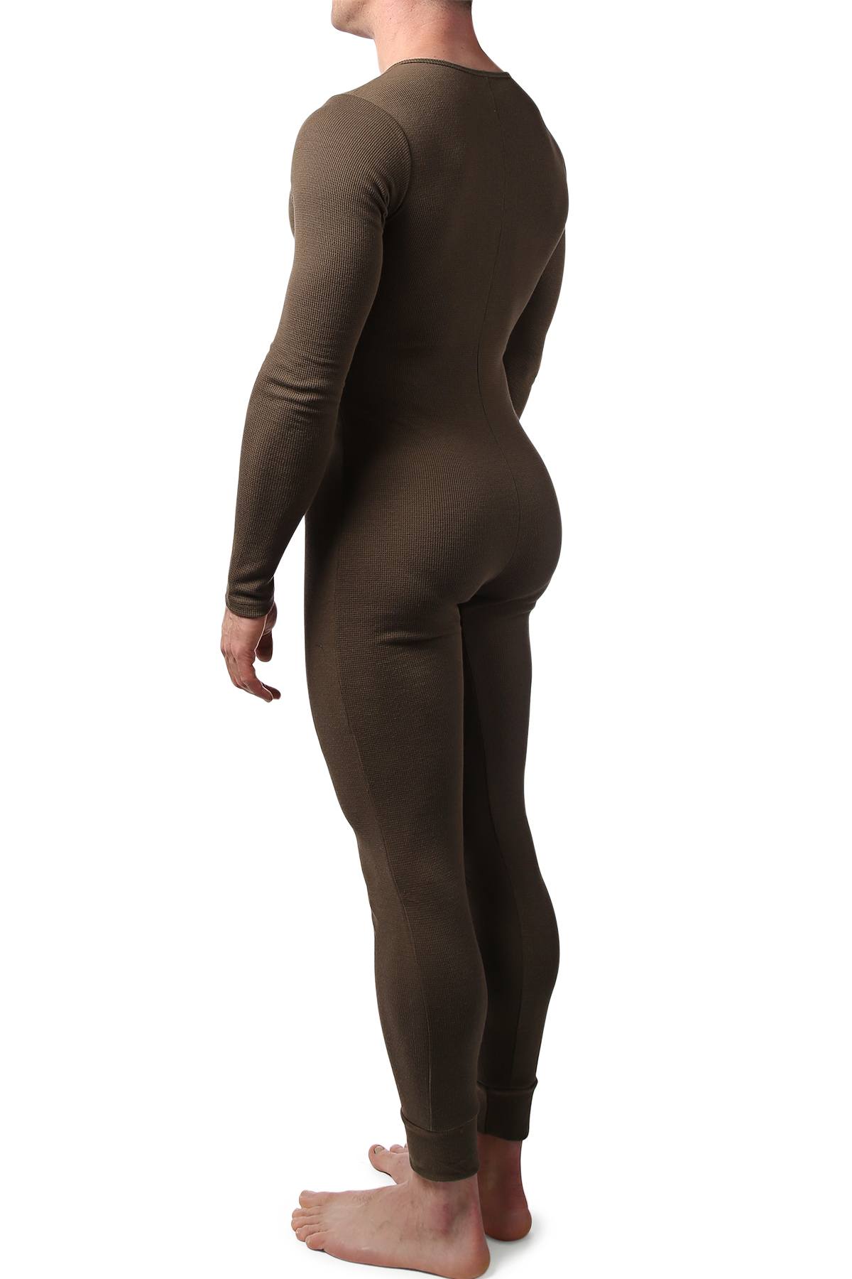 Mens Thermal Underwear All In One Union Suit/Thermal Body Suit