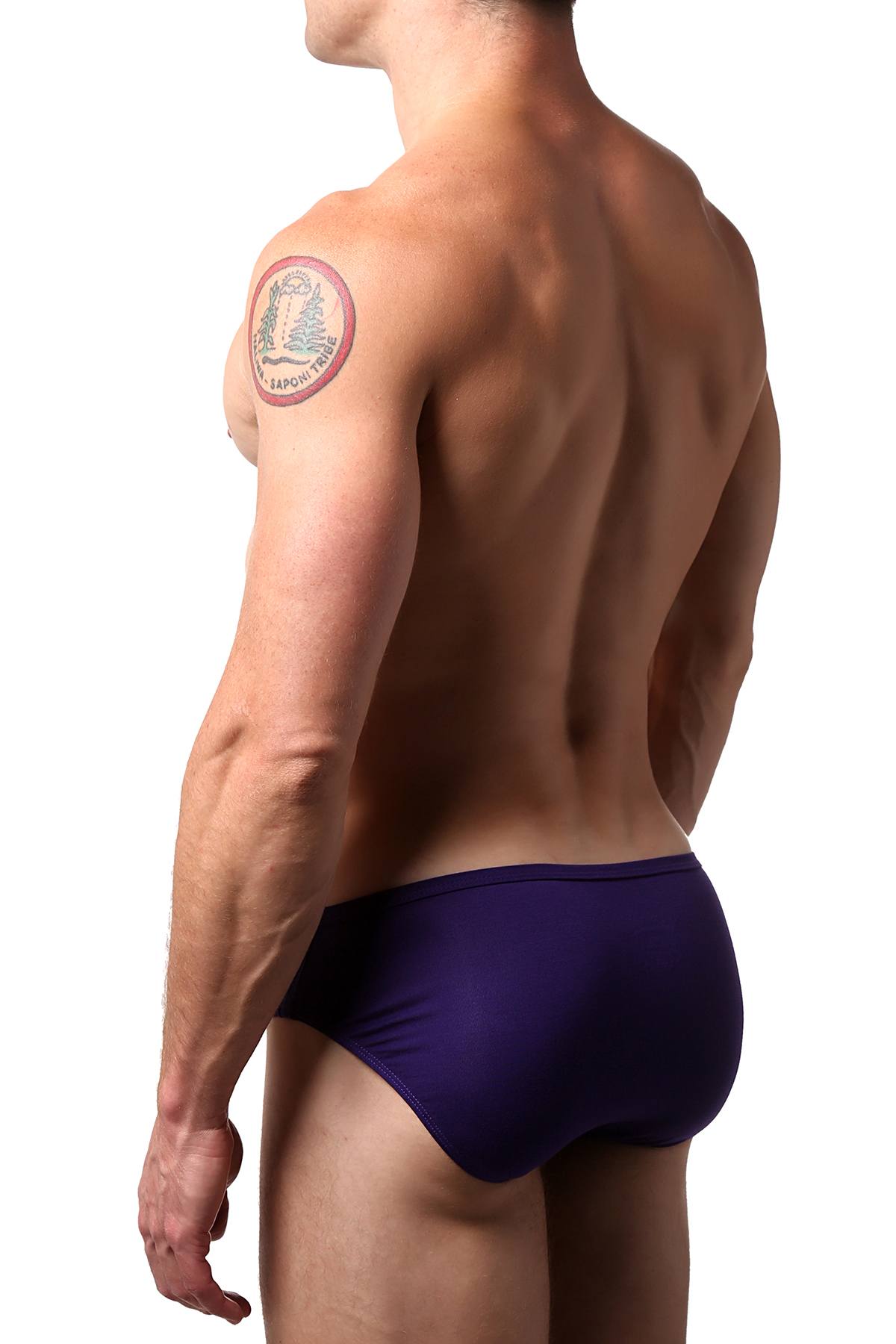 CheapUndies Purple Exposed Side Modal Brief