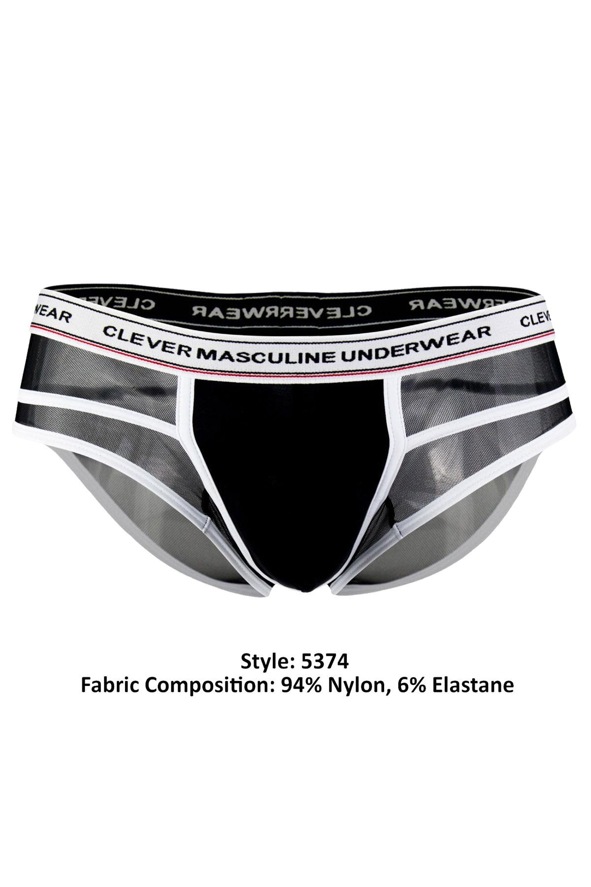 Clever Black Asian Piping Brief