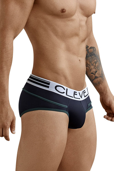 Clever Black Czech Piping Brief