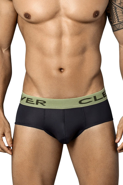 Clever Black/Green Exclusive Classic Brief