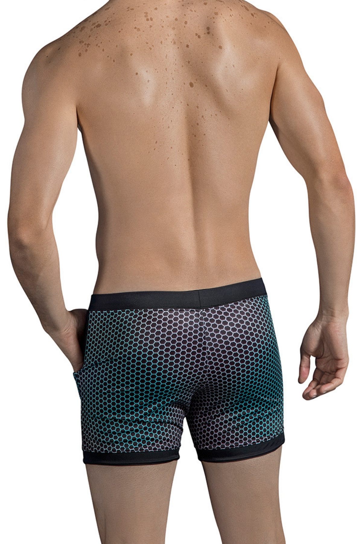 Clever Black Honey Swim Trunk