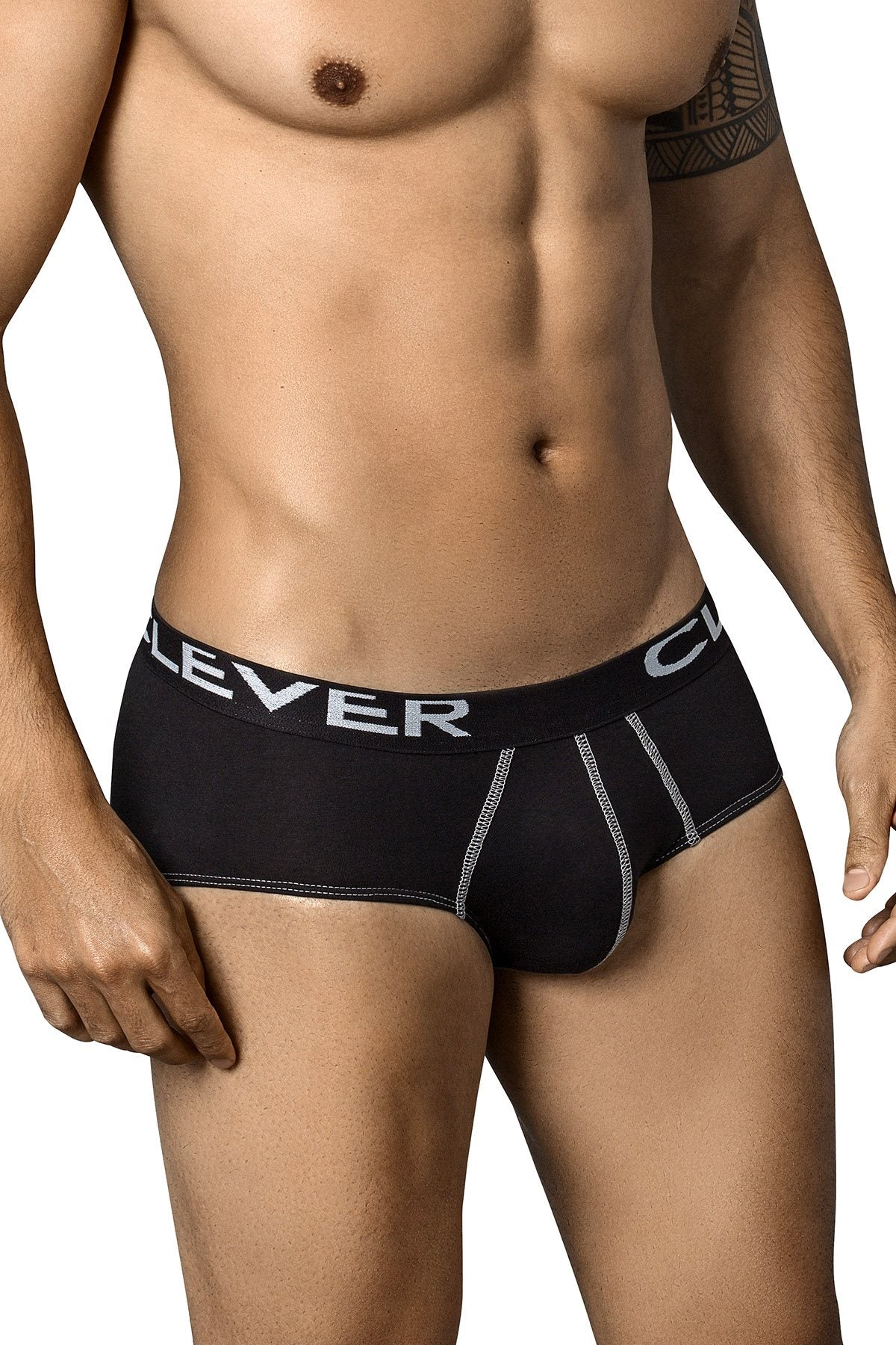 Clever Black Polite Latin Brief