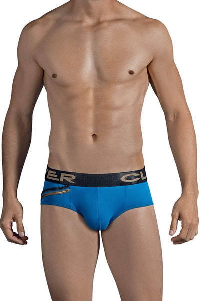 Clever Blue Army Piping Brief