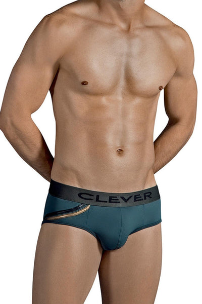 Clever Green Army Piping Brief