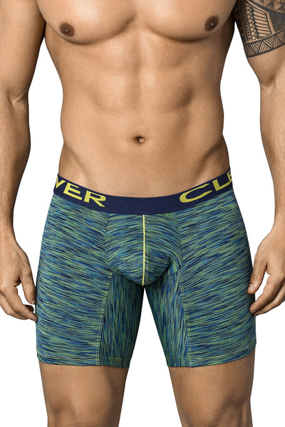 Clever Green/Navy Opera Boxer Brief