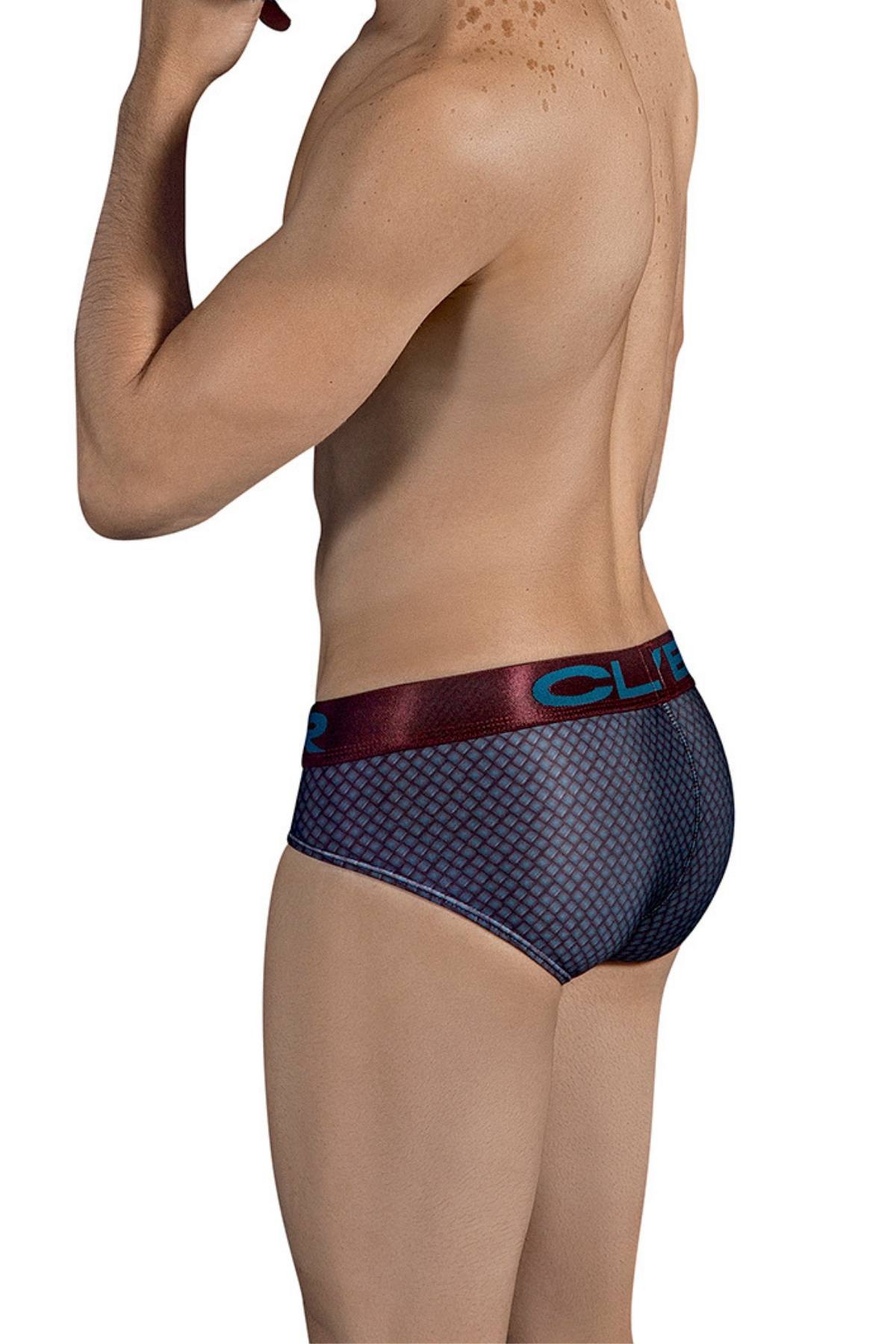 Clever Grey Diamond Latin Brief