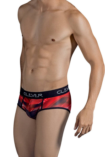 Clever Red Electricity Piping Brief