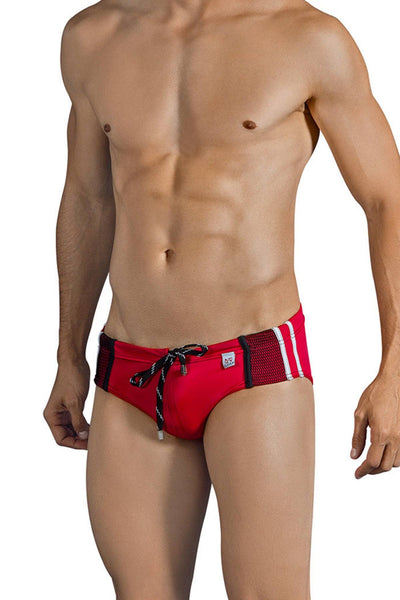 Clever Red Starfish Swim Brief