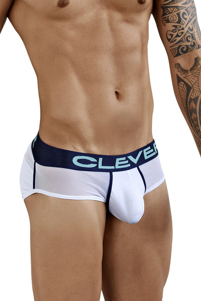 Clever White Begonia Piping Brief