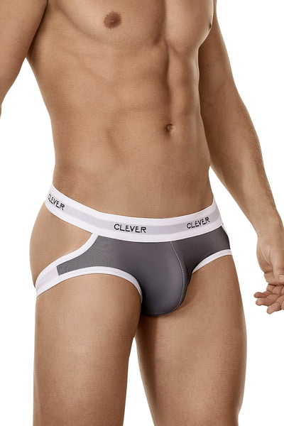 Clever White/Black Impulse Jock