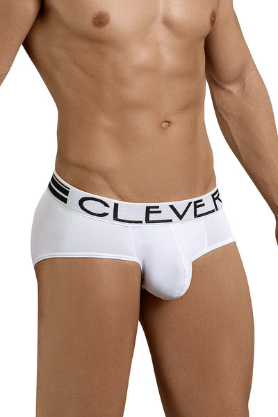 Clever White Sophisticated Piping Brief