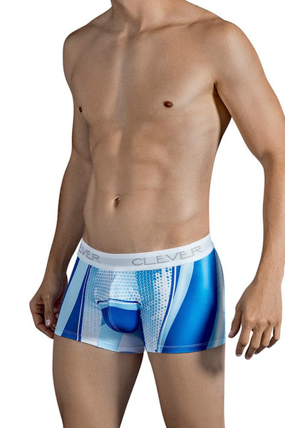 Clever White Waves Boxer Brief