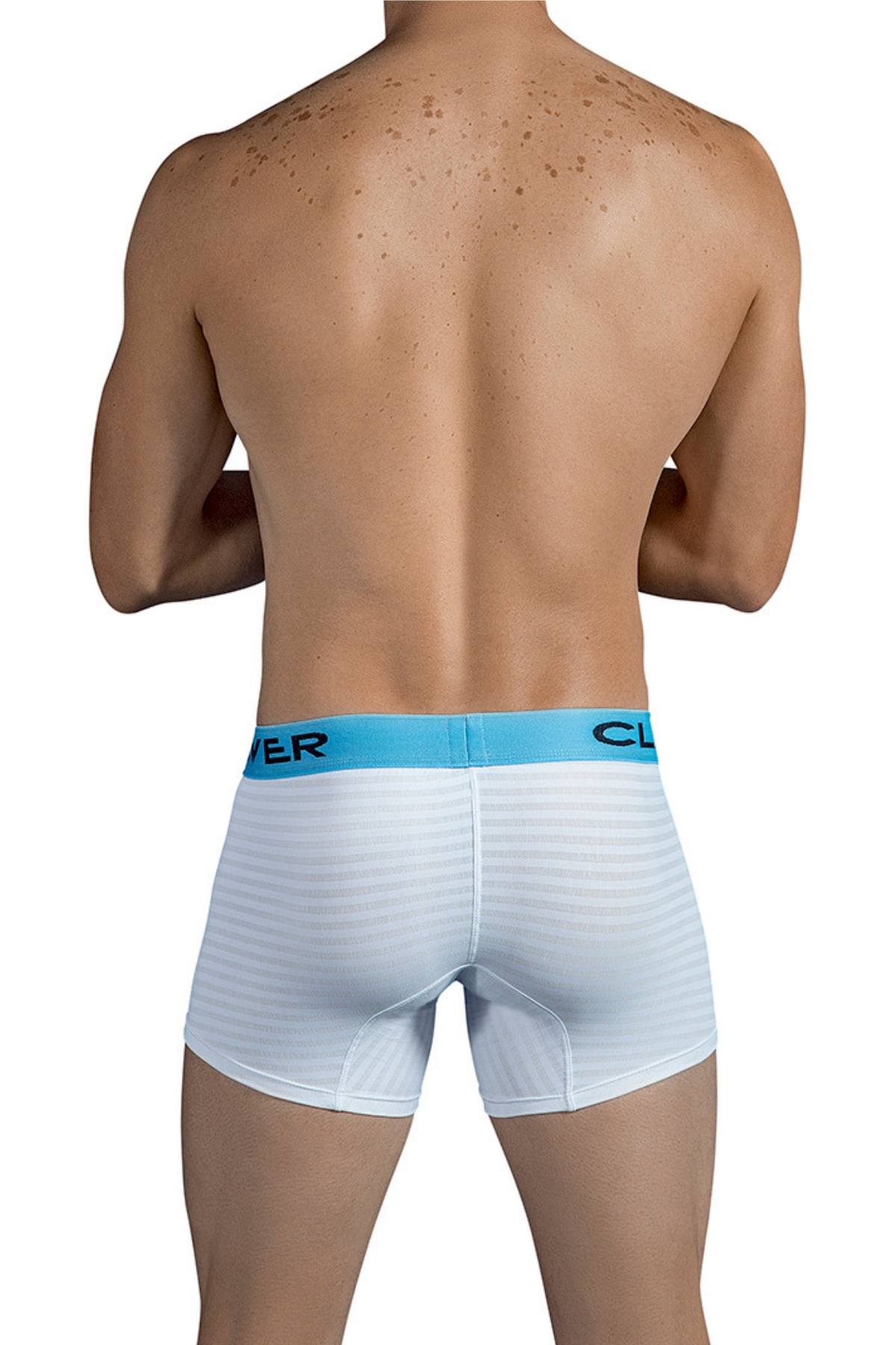 Clever White Zebra Boxer Brief