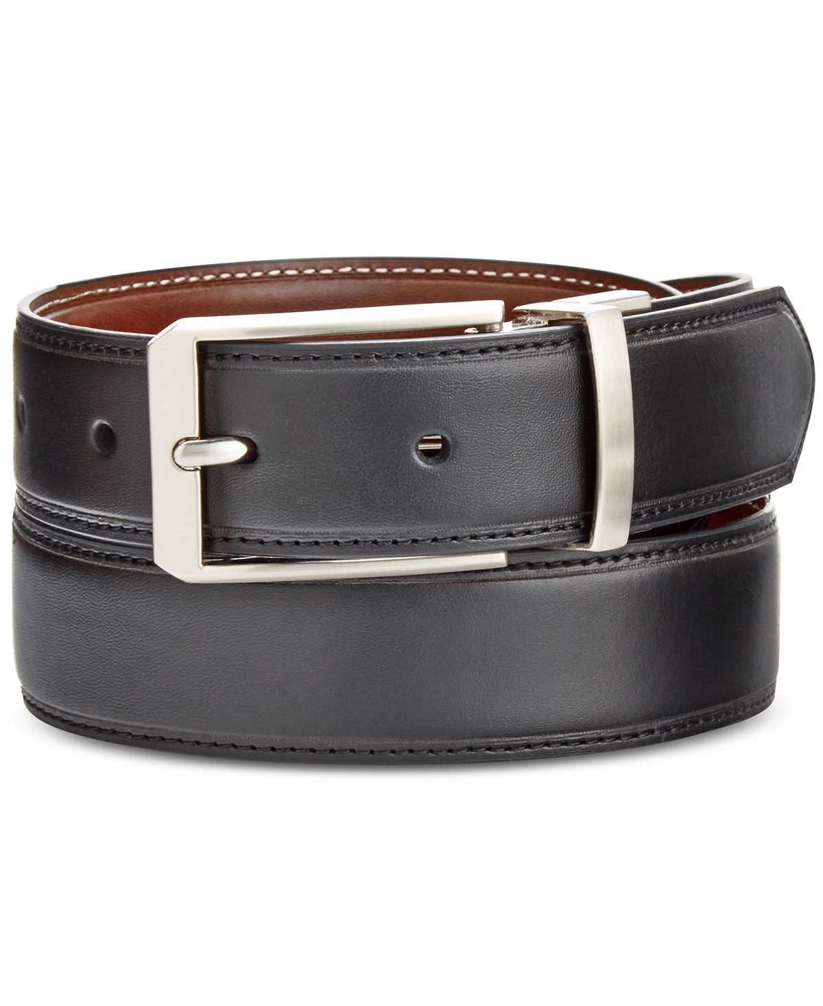 Club Room Casual Belt Black/Brown