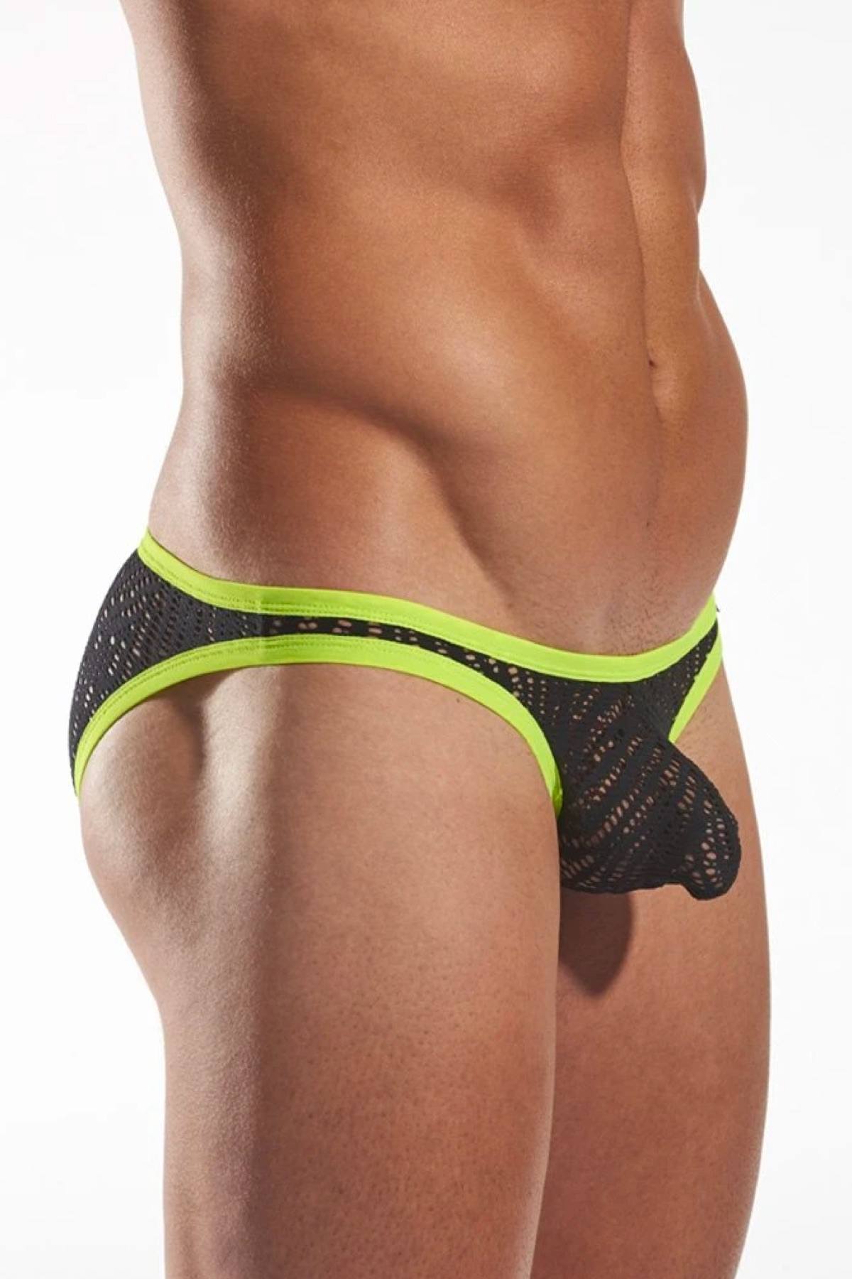 Cocksox Atomic Shredded Mesh Brief