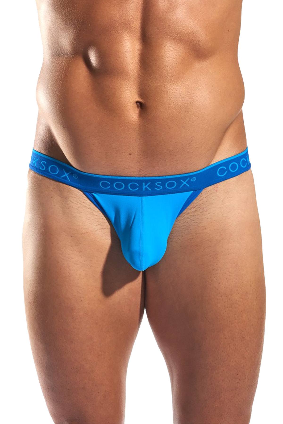 Cocksox Lapis Blue Enhancing Pouch Bikini Brief