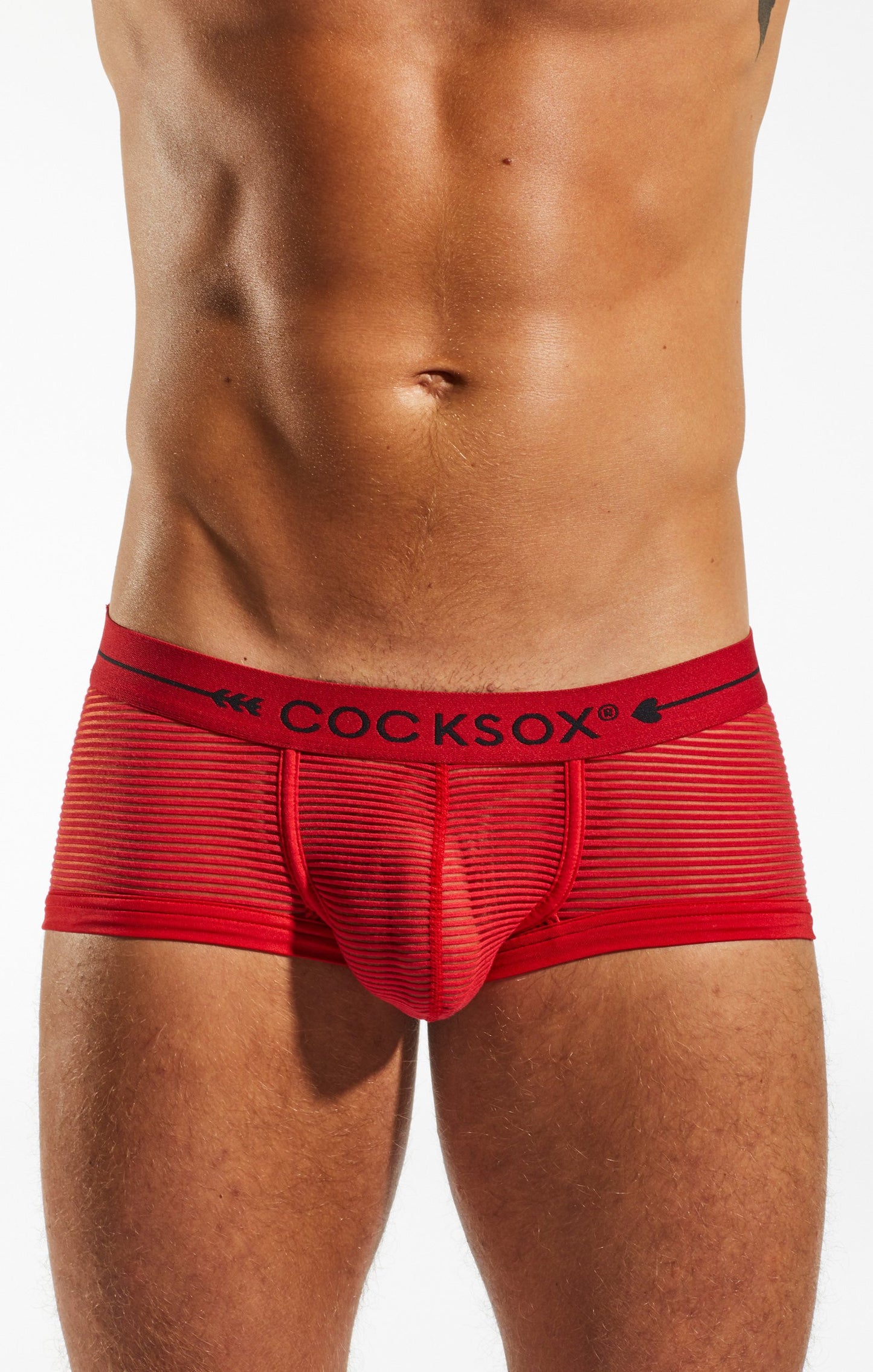 Cocksox Red CX68SH Sheer Trunk