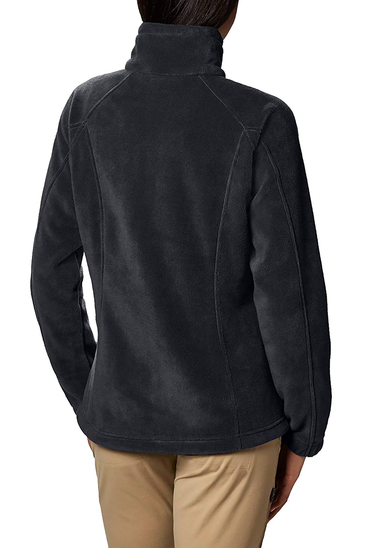 Columbia Black Heather Benton Springs Full Zip Fleece Jacket