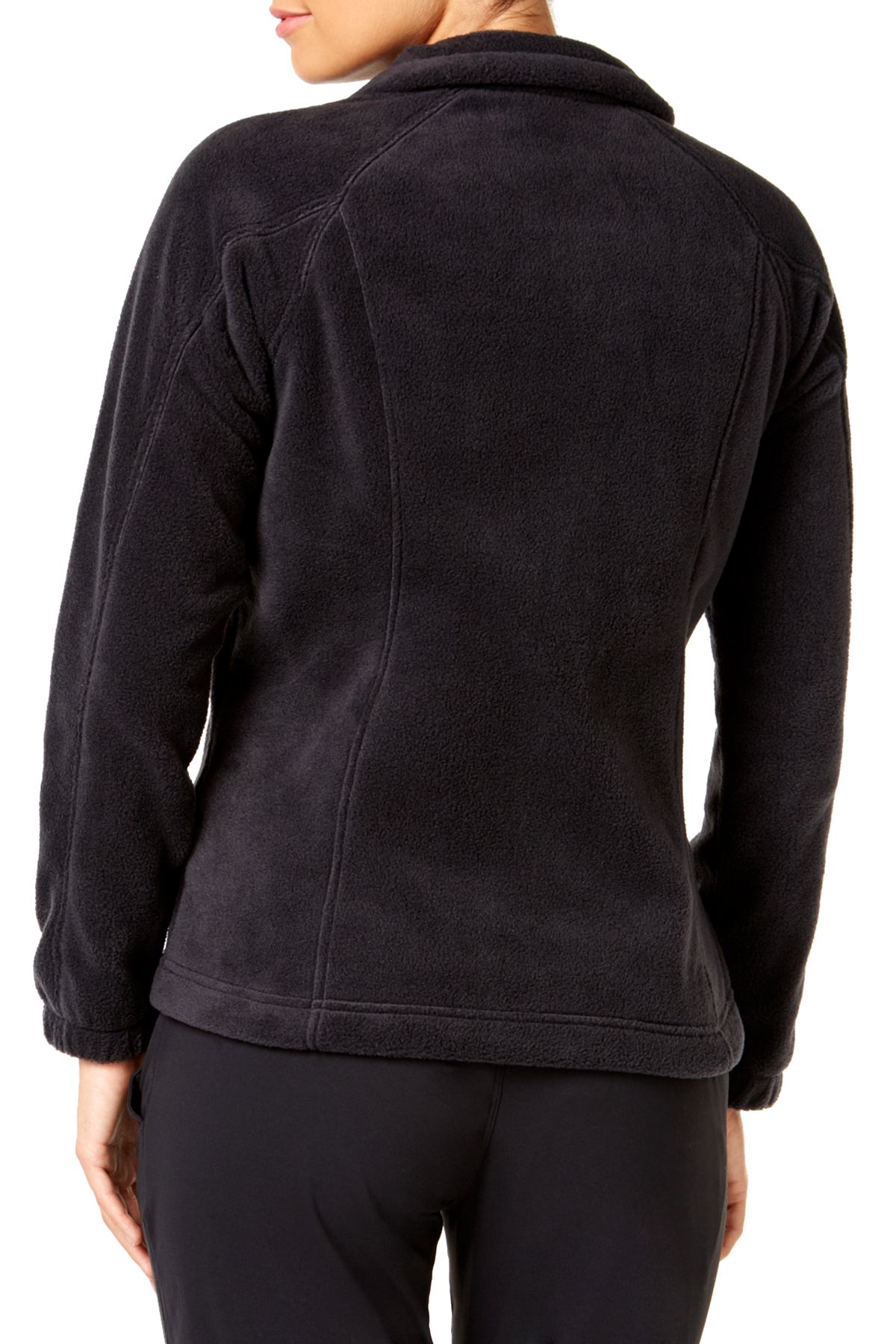 Columbia Black Heather Benton Springs Full Zip Fleece Jacket