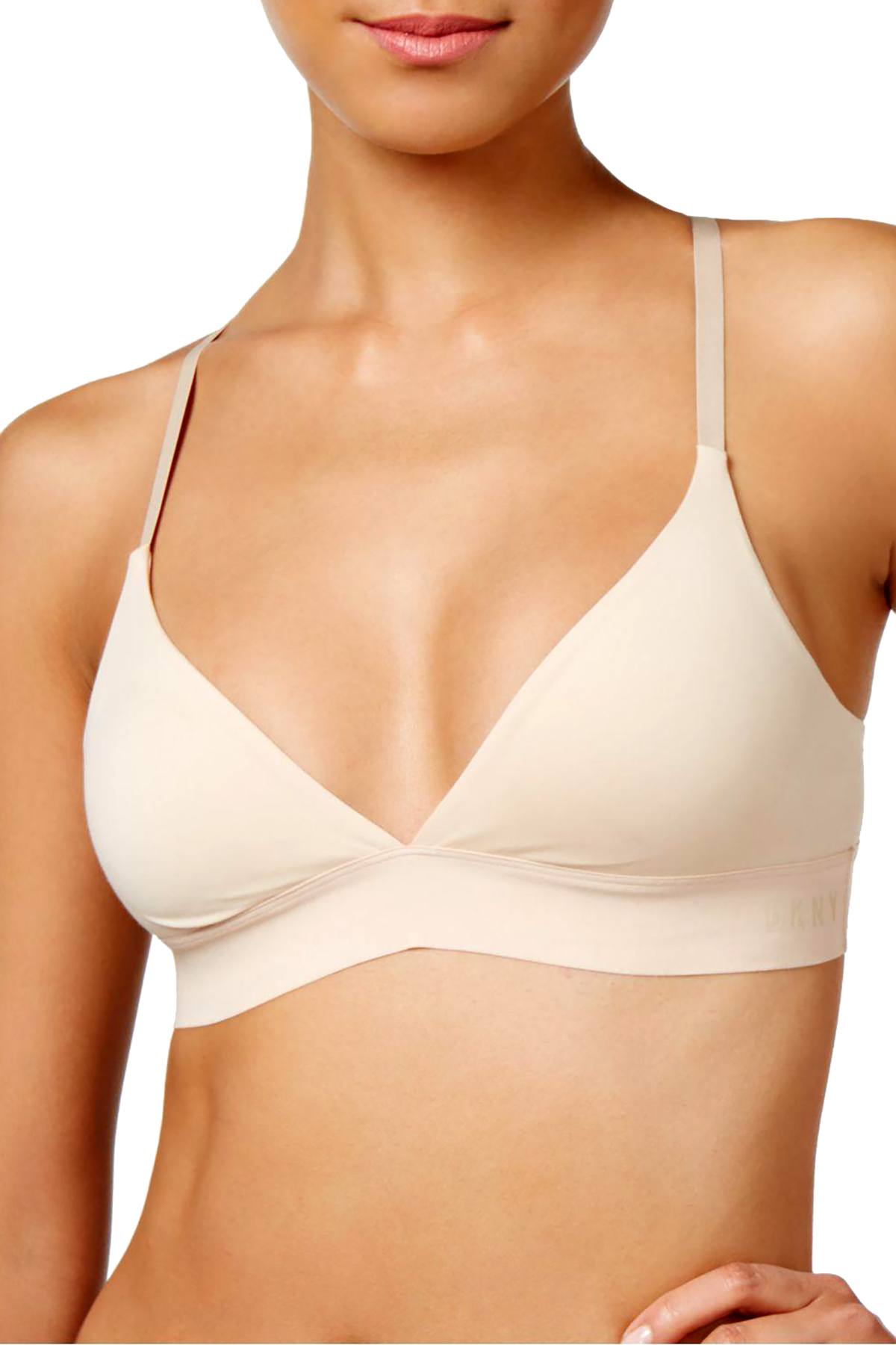 DKNY Cashmere Nude Convertible Classic Cotton Bralette