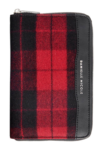 Danielle Nicole Red Zip-Around Larsen Wallet