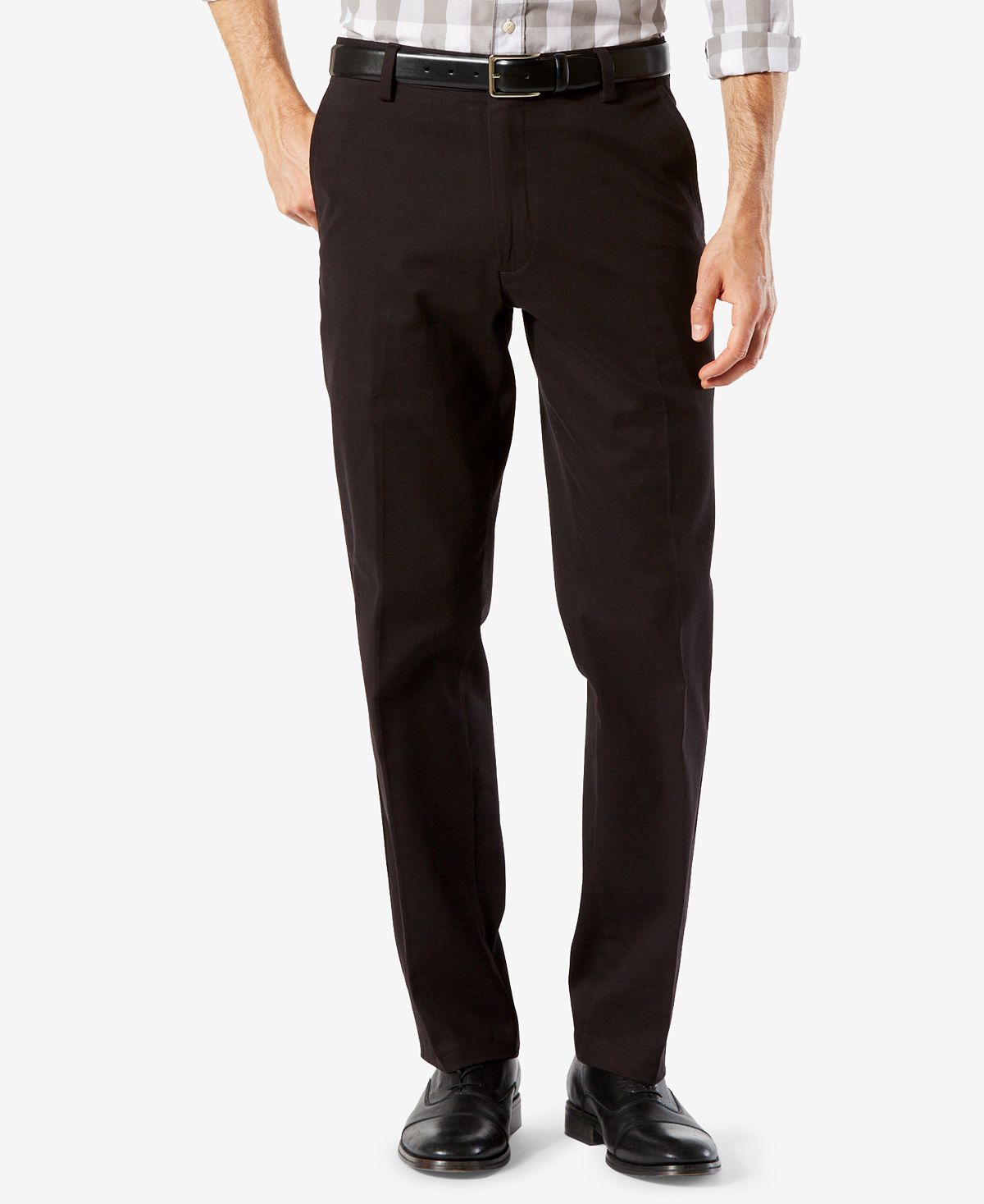 Dockers Easy Straight Fit Khaki Stretch Pants Black