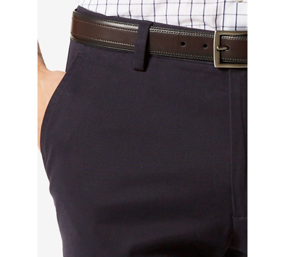 Dockers Easy Straight Fit Khaki Stretch Pants Black